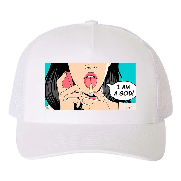 Jennifer's Body I Am A God Yupoong Adult 5-Panel Trucker Hat