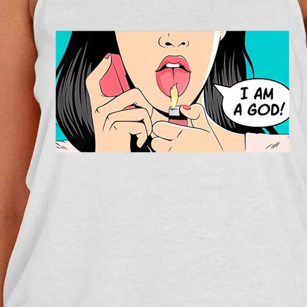 Jennifer's Body I Am A God Women's Knotted Racerback Tank