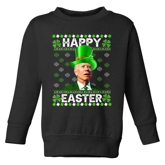 Joe Biden Irish Confused St Patricks Day easter Toddler Sweatshirt