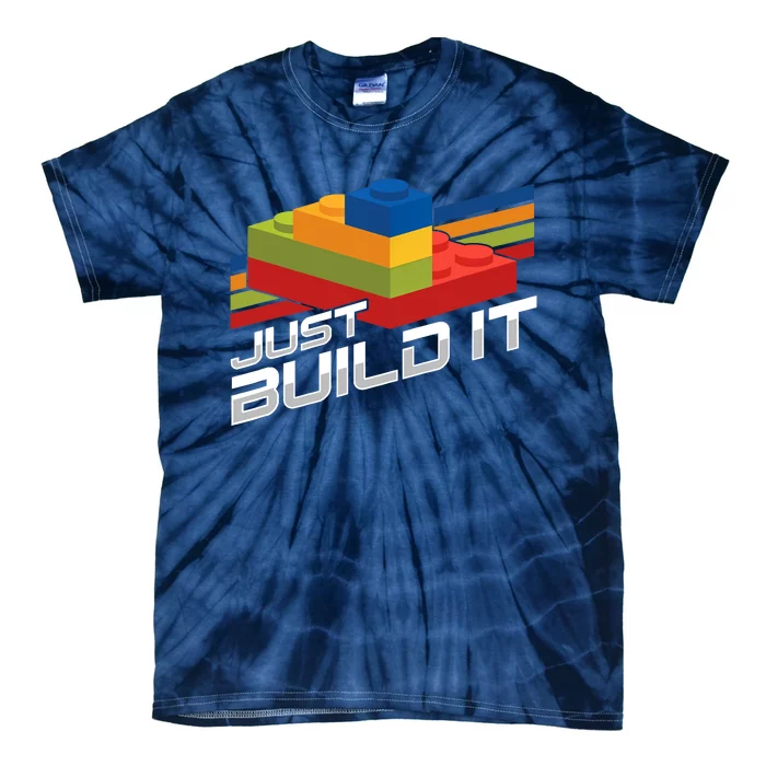 Just Build It | Building Blocks | Master Builder Tie-Dye T-Shirt