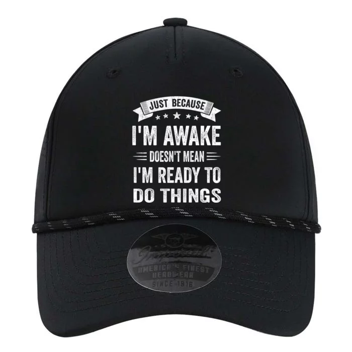 Just Because IM Awake Funny For Tweens And Teens Performance The Dyno Cap