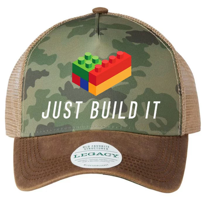 Just Build It Building Toy Blocks Bricks Legacy Tie Dye Trucker Hat