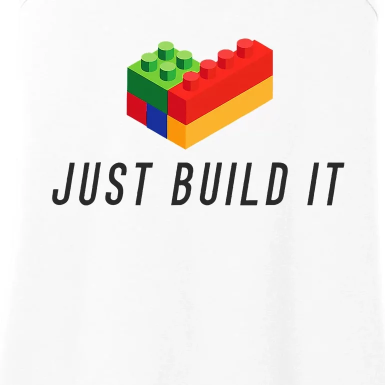 Just Build It Blocks Bricks Building Blocks Toy Ladies Essential Tank