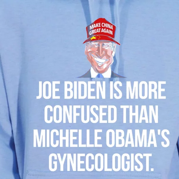 Joe Biden Is More Confused Than Michelle ObamaS Gynecologis Unisex Surf Hoodie