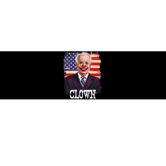 Joe Biden Is A Clown President Joe Is A Democratic US Flag Bumper Sticker