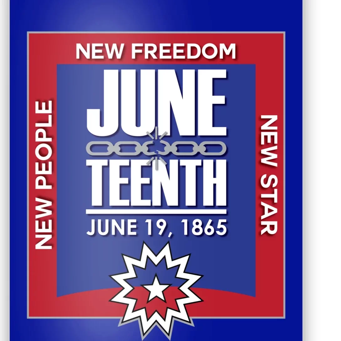 Juneteenth Black Independence Day June 19 1865 Freedom Gift Poster