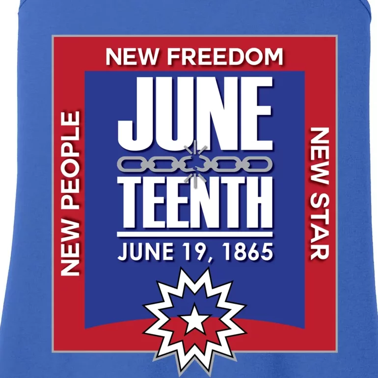 Juneteenth Black Independence Day June 19 1865 Freedom Cool Gift Ladies Essential Tank