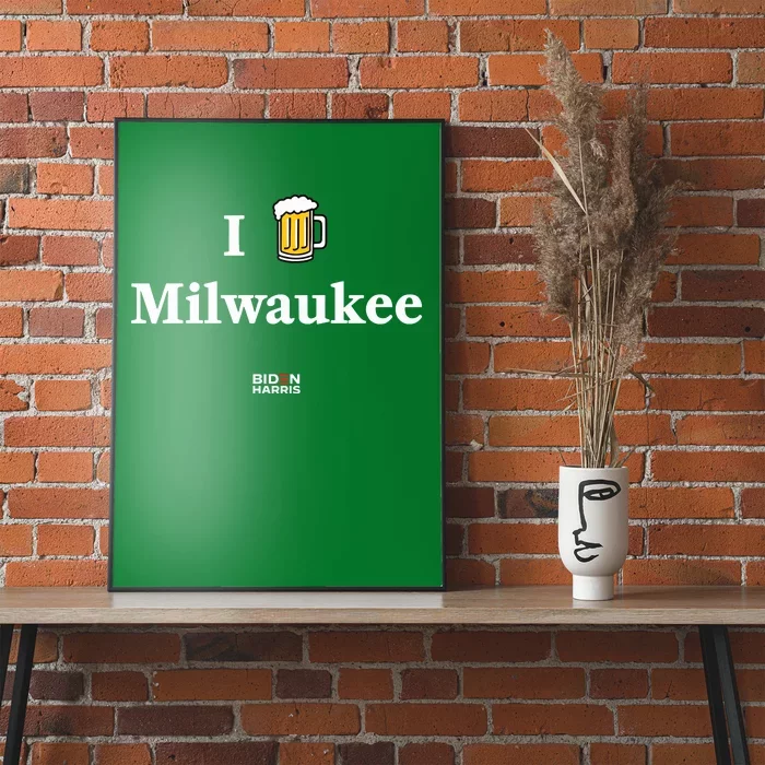 Joe Biden I Beer Milwaukee Poster