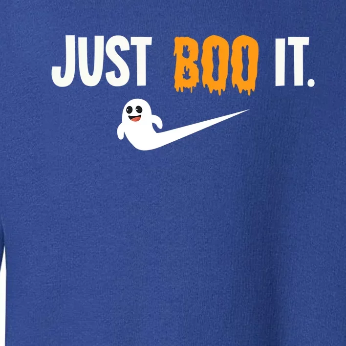 Just Boo It Halloween Costume Idea Gift Toddler Sweatshirt