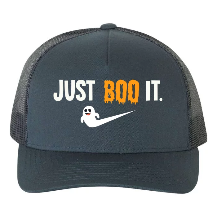 Just Boo It Halloween Costume Idea Gift Yupoong Adult 5-Panel Trucker Hat