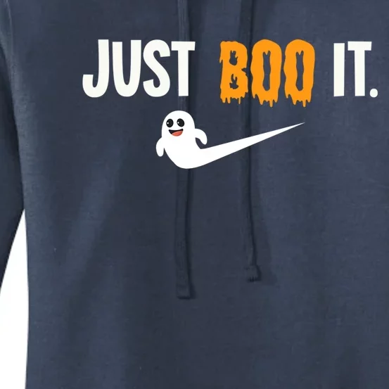 Just Boo It Halloween Costume Idea Gift Women's Pullover Hoodie