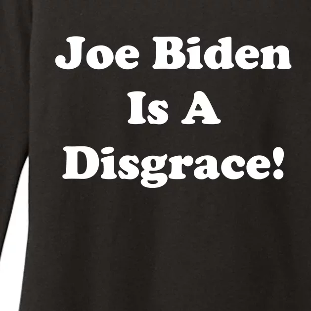 Joe Biden Is A Disgrace Womens CVC Long Sleeve Shirt