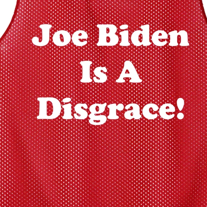 Joe Biden Is A Disgrace Mesh Reversible Basketball Jersey Tank