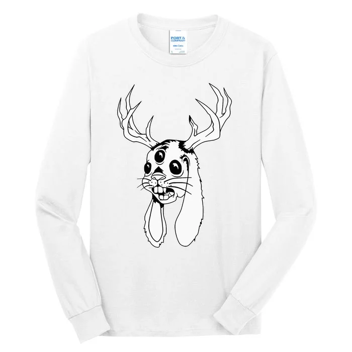 Jackalope Blackwork Tall Long Sleeve T-Shirt