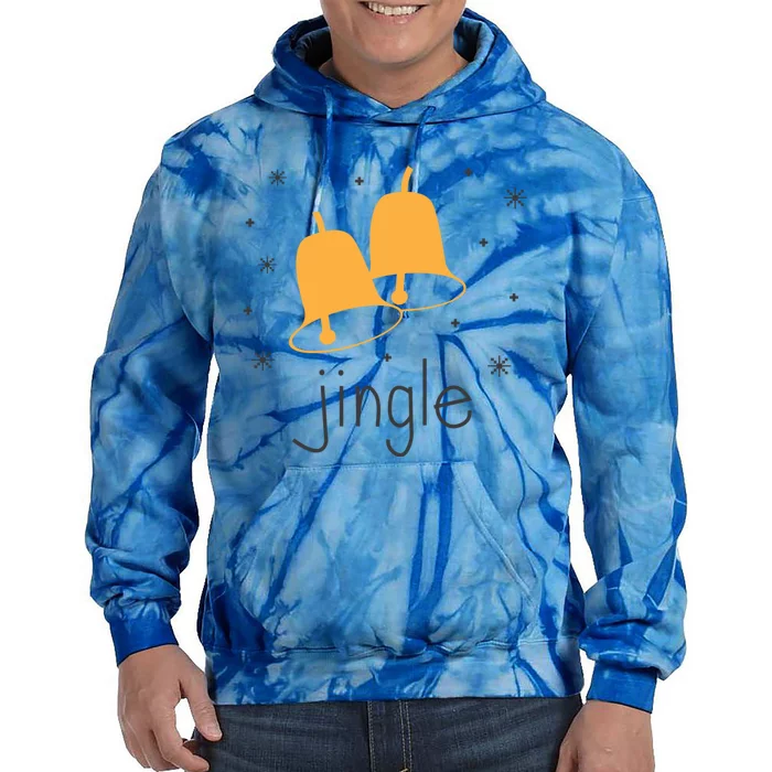 Jingle Bell Jingle All The Way Christmas Gift Tie Dye Hoodie