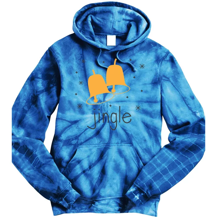 Jingle Bell Jingle All The Way Christmas Gift Tie Dye Hoodie