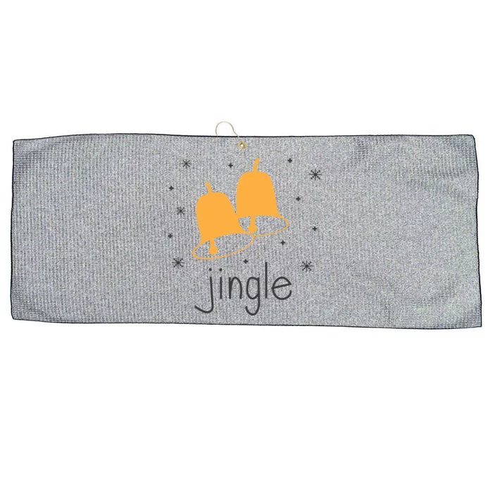 Jingle Bell Jingle All The Way Christmas Gift Large Microfiber Waffle Golf Towel