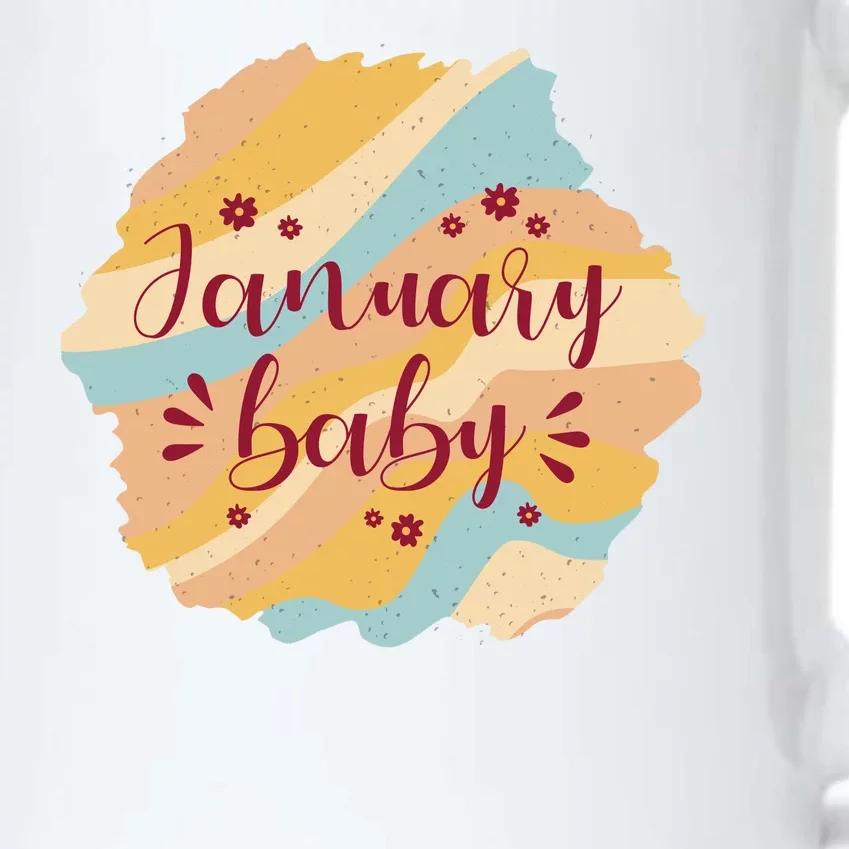 January Baby Black Color Changing Mug