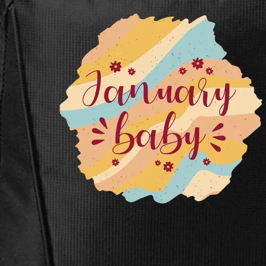 January Baby City Backpack