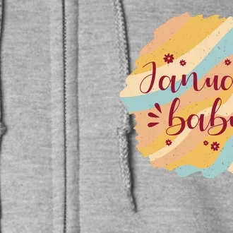 January Baby Full Zip Hoodie