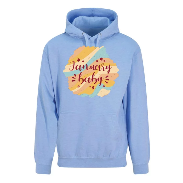 January Baby Unisex Surf Hoodie