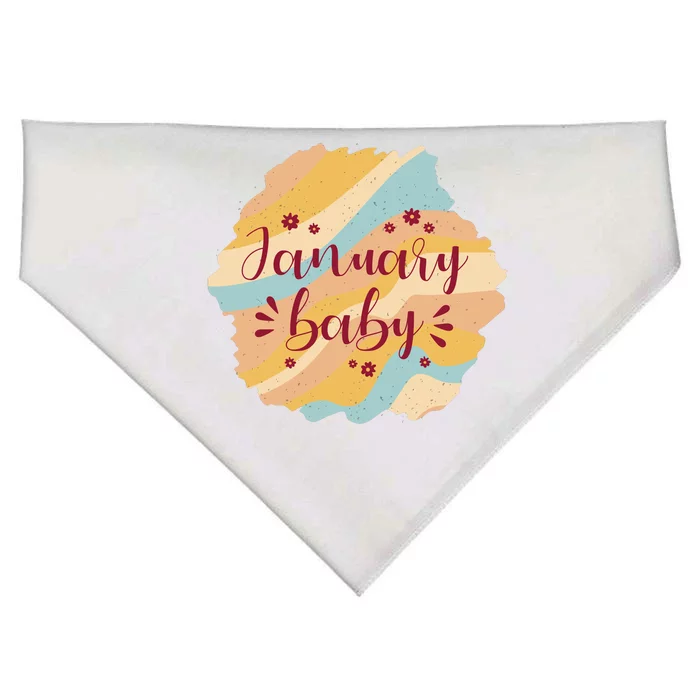 January Baby USA-Made Doggie Bandana