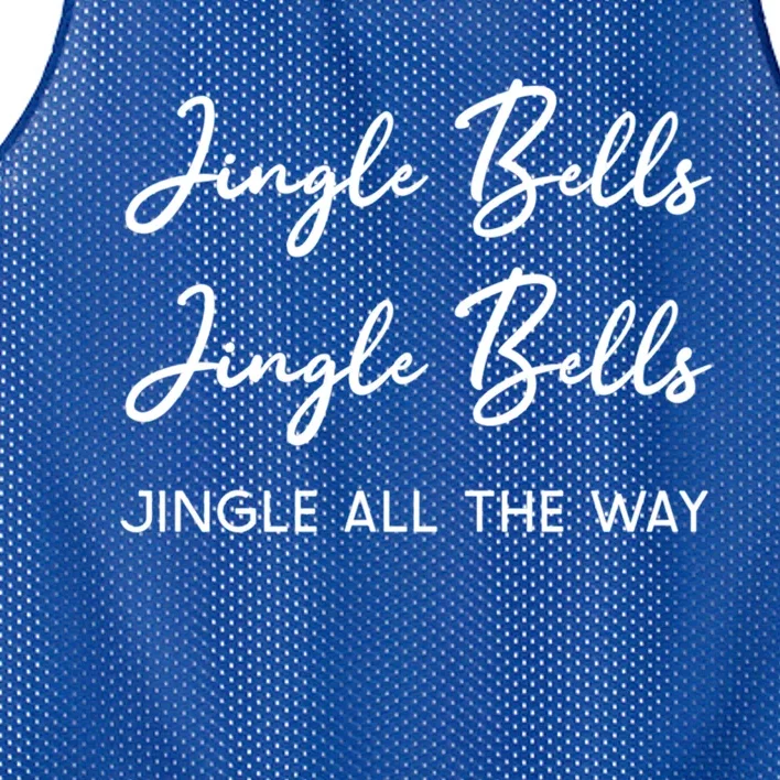 Jingle Bells Jingle Bells Jingle All The Way Gift Mesh Reversible Basketball Jersey Tank