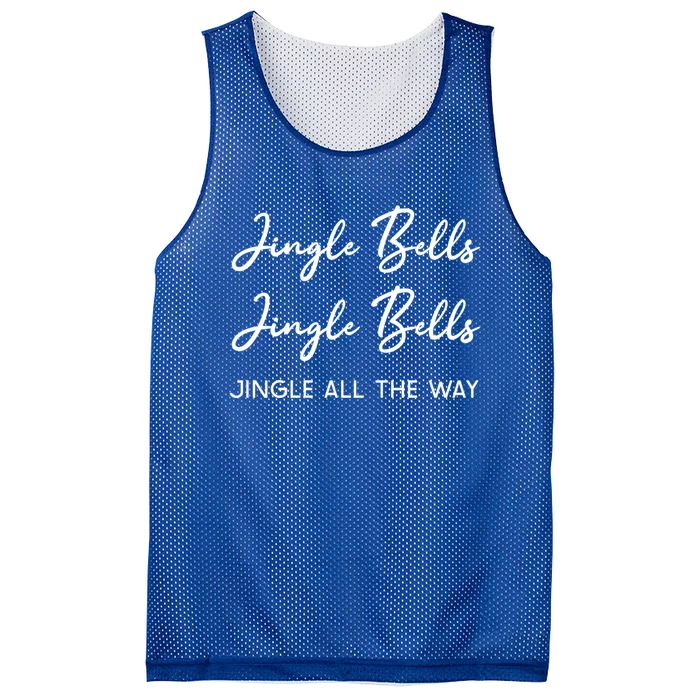 Jingle Bells Jingle Bells Jingle All The Way Gift Mesh Reversible Basketball Jersey Tank