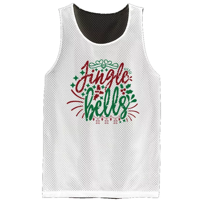 Jingle Bells Mesh Reversible Basketball Jersey Tank