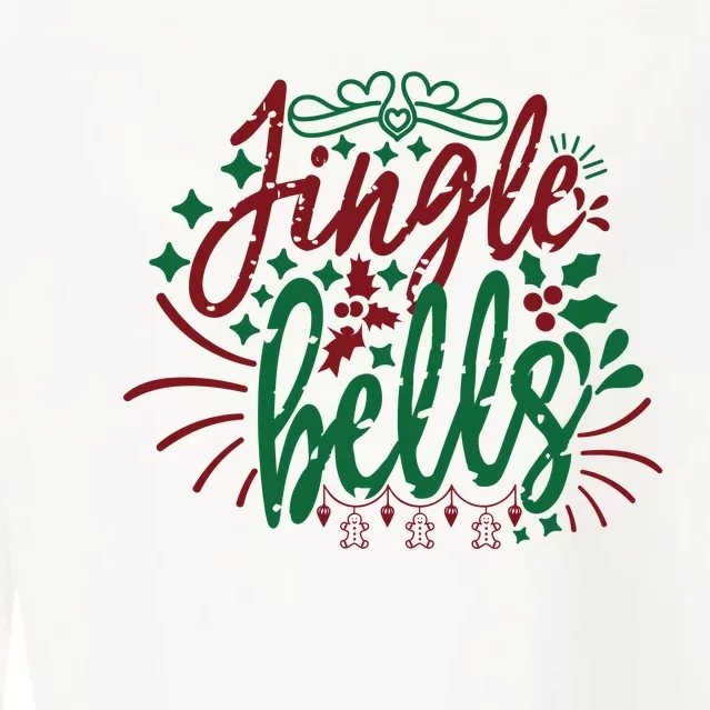 Jingle Bells Cropped Pullover Crew