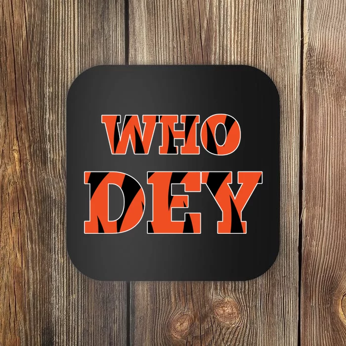 Who Dey Coaster