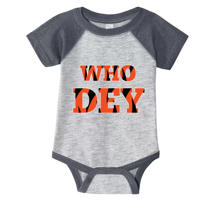 Who Dey Infant Baby Jersey Bodysuit