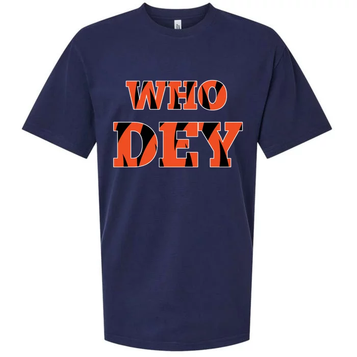 Who Dey Sueded Cloud Jersey T-Shirt