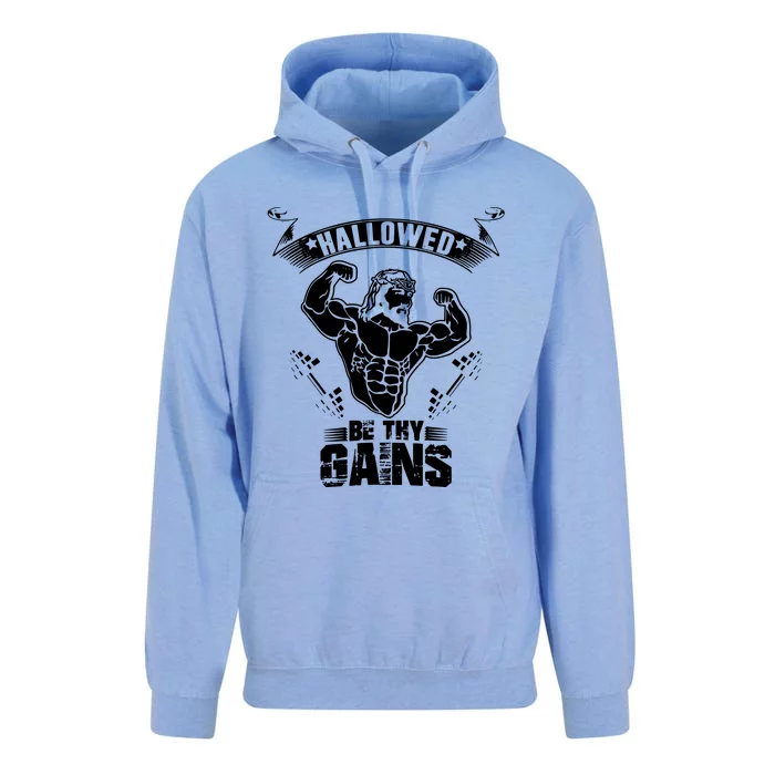 Jesus Bodybuilding Unisex Surf Hoodie