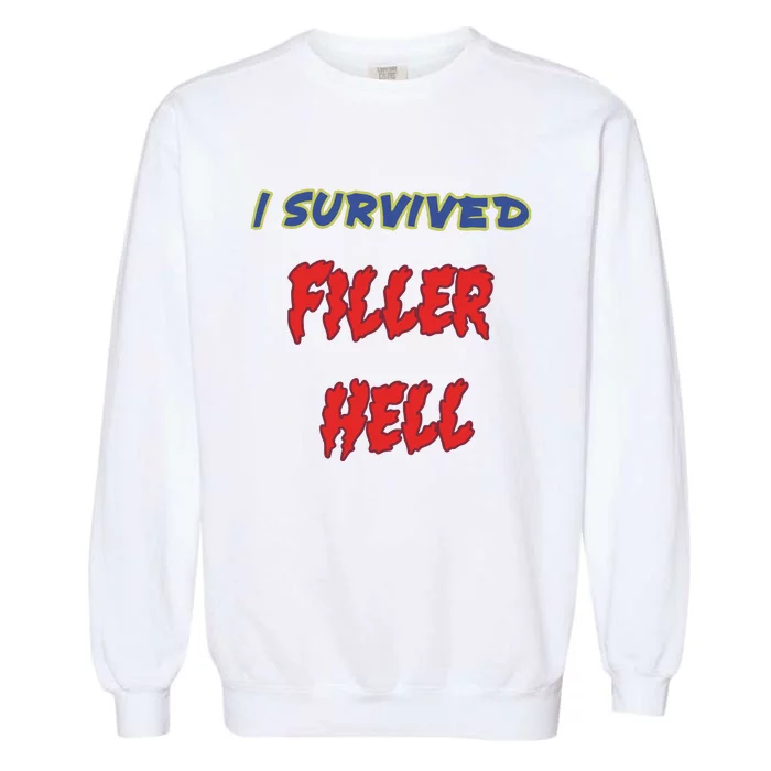 James B. Jones Wearing I Survived Filler Hell Garment-Dyed Sweatshirt