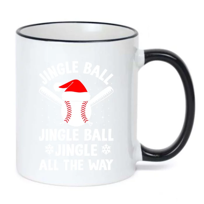 Jingle Ball Jingle Ball Jingle All The Way Xmas Baseball Fan Gift Black Color Changing Mug