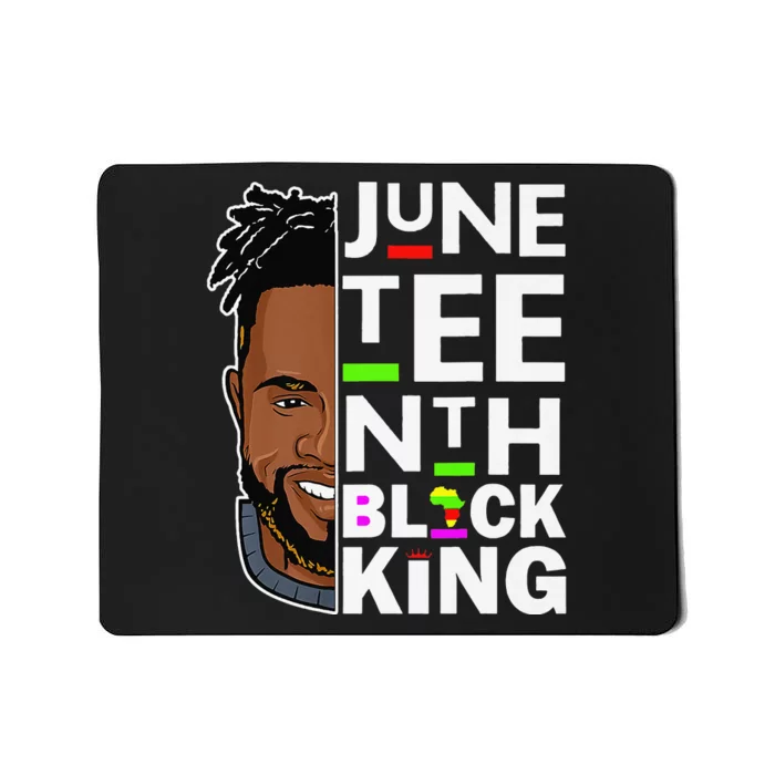 Juneteenth Black King Melanin Father Dad Son Dad Da Mousepad