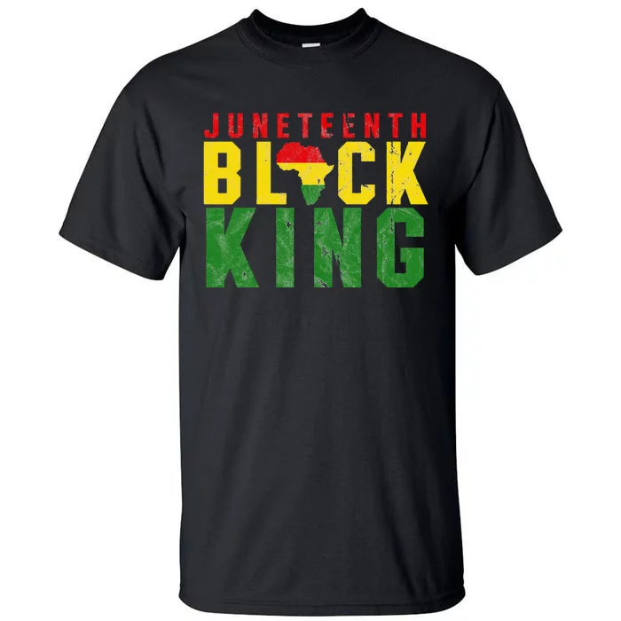 Juneteenth Black King Emancipation Day Melanin Pride Tall T-Shirt