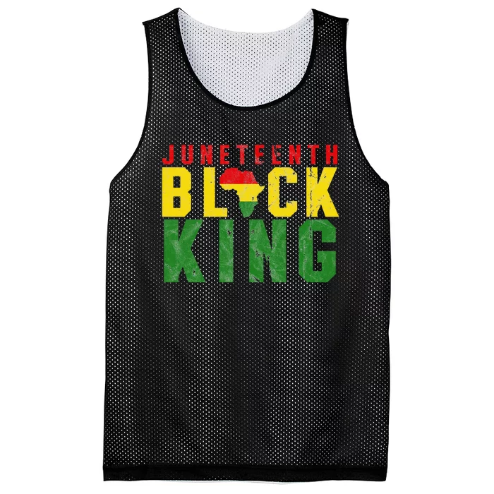 Juneteenth Black King Emancipation Day Melanin Pride Mesh Reversible Basketball Jersey Tank