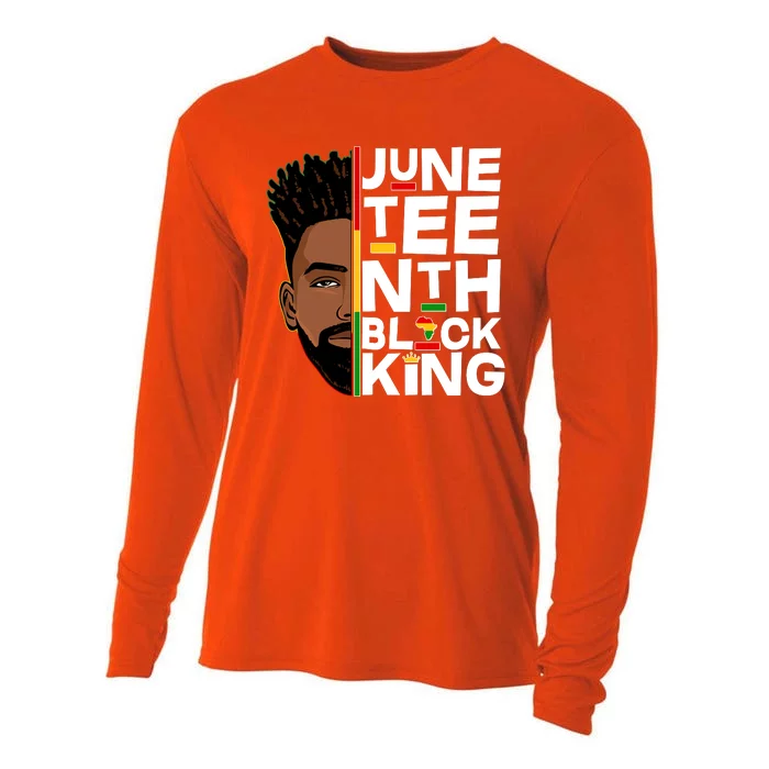 Juneteenth Black King Cooling Performance Long Sleeve Crew