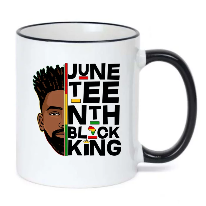 Juneteenth Black King Black Color Changing Mug