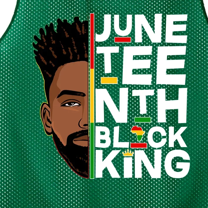 Juneteenth Black King Mesh Reversible Basketball Jersey Tank