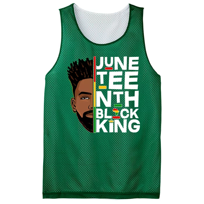 Juneteenth Black King Mesh Reversible Basketball Jersey Tank