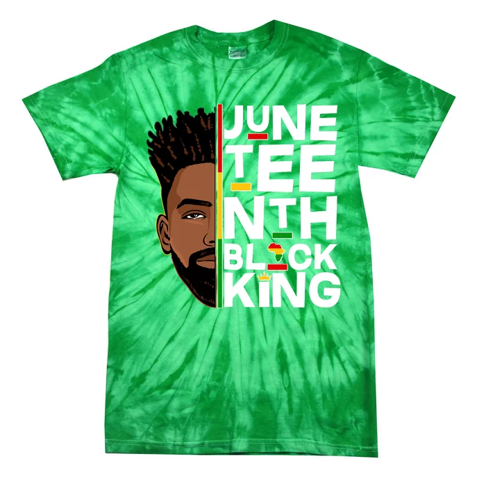 Juneteenth Black King Tie-Dye T-Shirt