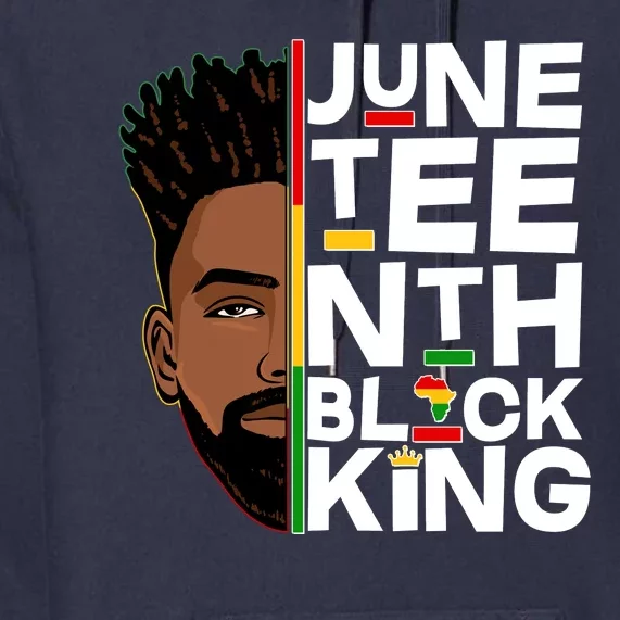 Juneteenth Black King Premium Hoodie