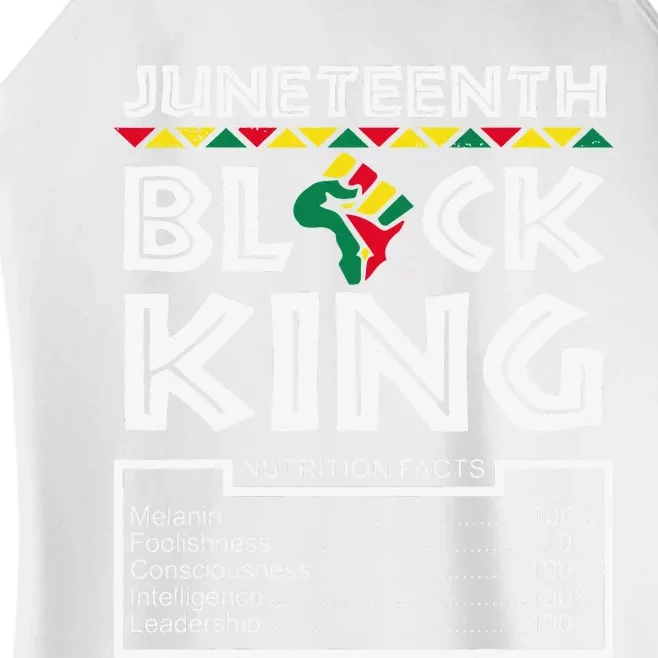 Juneteenth Black King Melanin Dad Fathers Day Father Fun Women’s Perfect Tri Rocker Tank