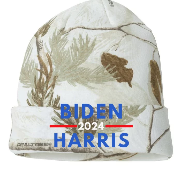 Joe Biden Kamala Harris Election 2024 Vote Blue Democrat Kati - 12in Camo Beanie