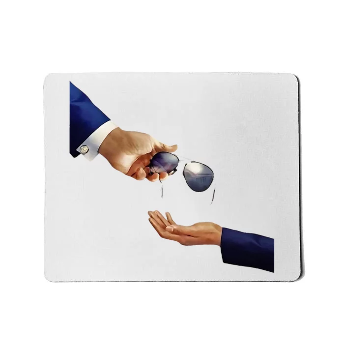 Joe Biden Kamala Harris Sunglasses Glasses Hand Off Mousepad