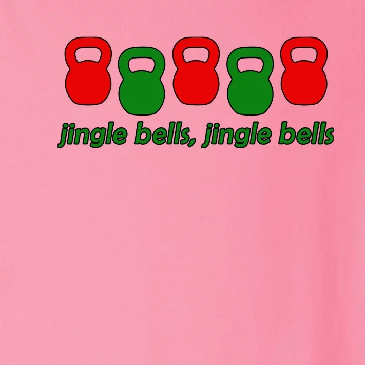 Jingle Bells Kettlebell Christmas Holiday Workout Toddler Long Sleeve Shirt