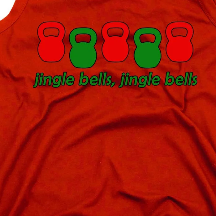 Jingle Bells Kettlebell Christmas Holiday Workout Tank Top